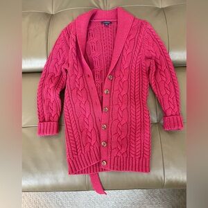 Lovely cable knit Lands End sweater NWOT